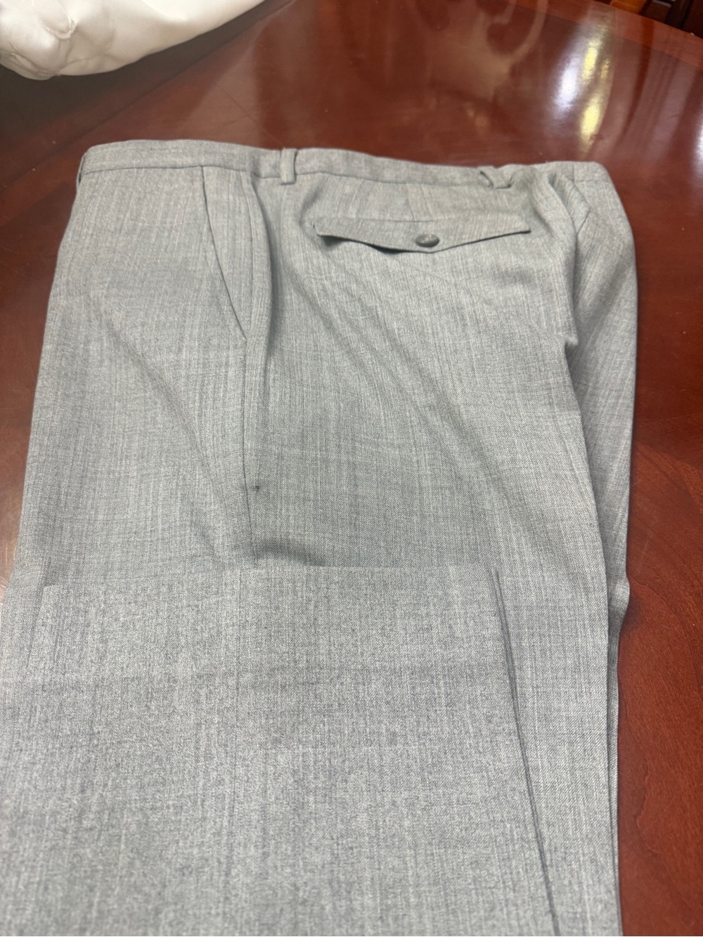 Banana Republic Gray Tailored Dress Pants - Picture 3 of 3
